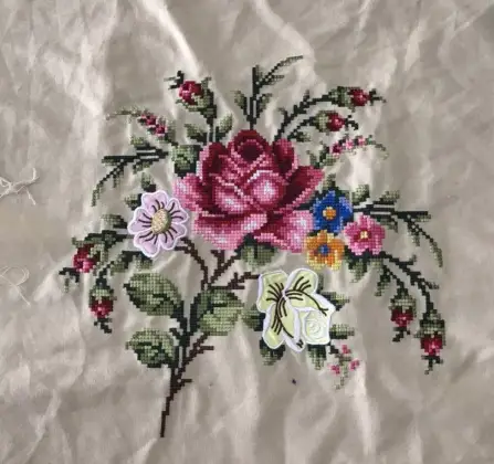 ขายงานปักครอสติช รับปักครอสติช ปักปักครอสติช งานปักครอสติสบนผ้า