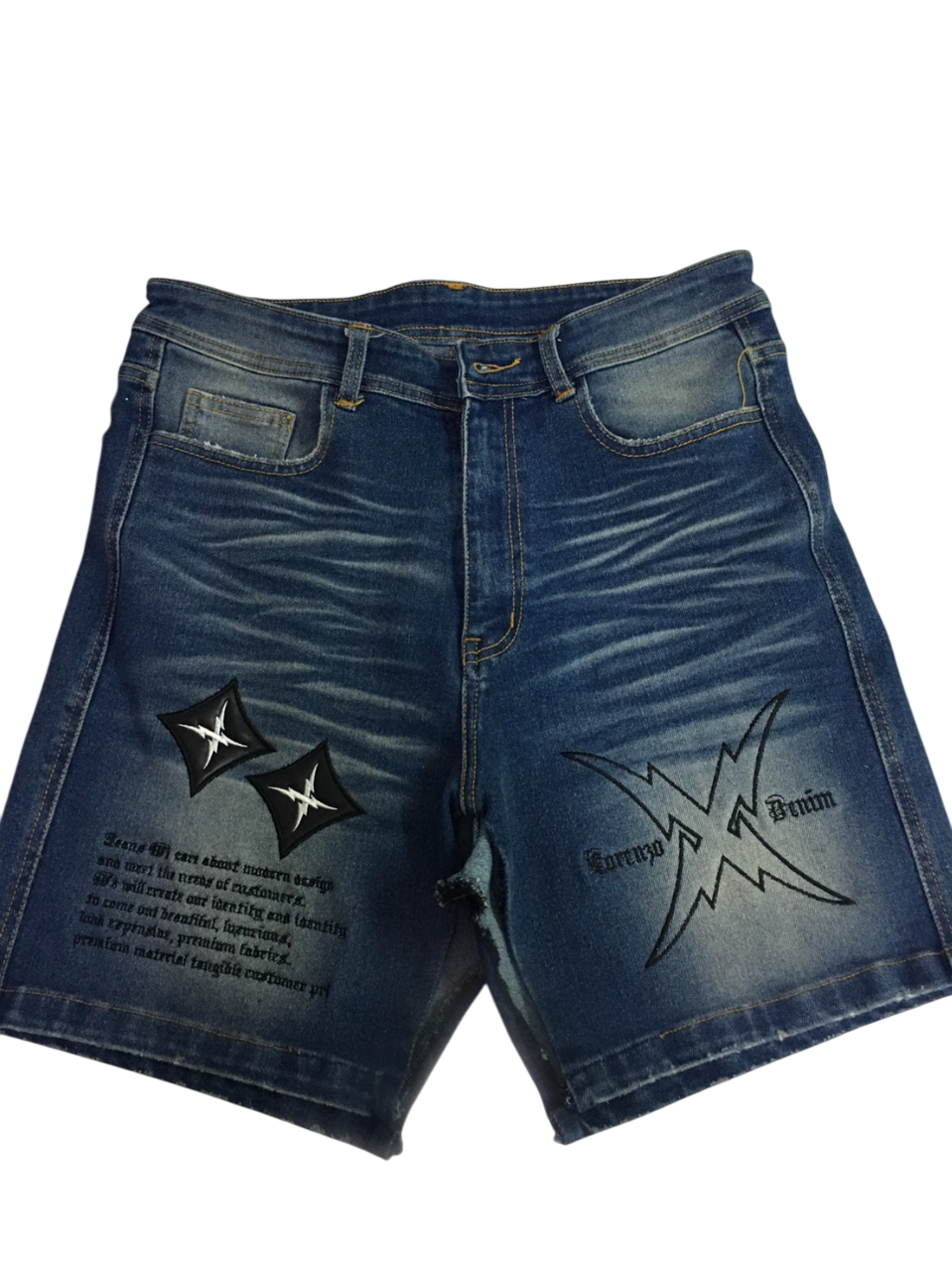 ปักกางเกงยีนส์ กางเกงยีนส์ปักลายนูน รับปักกางเกงยีนส์ ปักเสื้อยีนส์