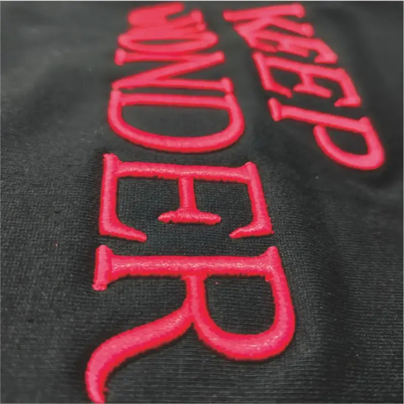 งานปักนูน งานปักรองโฟม รับปักนุน รับปักรองโฟม ปักอักษรนูน