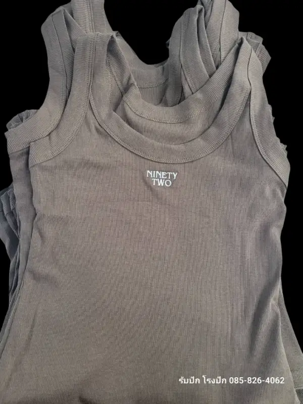 รับปักเสื้อกล้าม รับปักเสื้อยืด รับปักเสื้อเย็บสำเร็จ ปักเสื้อไกล้ฉัน