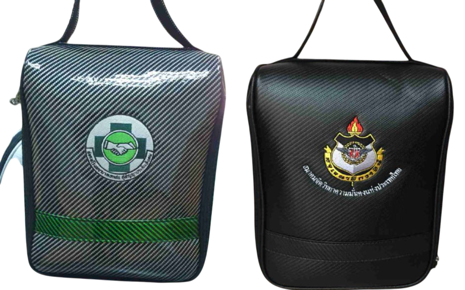 งานปักกระเป๋า ปักกระเป๋าหนัง ปักหนัง ปักหนัง PU ปักหนังแท้