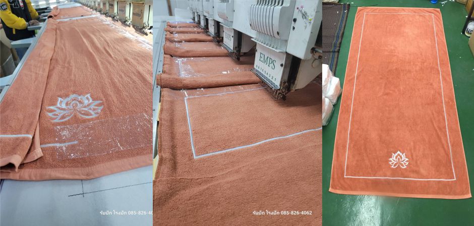 งานปักผ้าปูที่นอน ปัผ้าคาดเตียง ปักปลอกหมอน ปักผ้าห่ม ปักผ้าปูที่นอน ปักด่วน