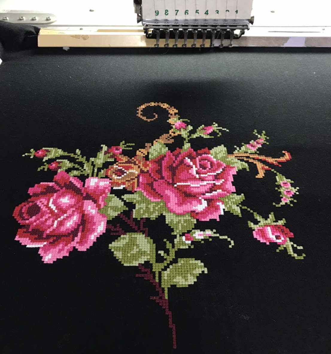 งานปักครอสติช รับปักลายครอสติช รับปักลายวินเทจ ปักเสื้อผ้าทุกชนิด