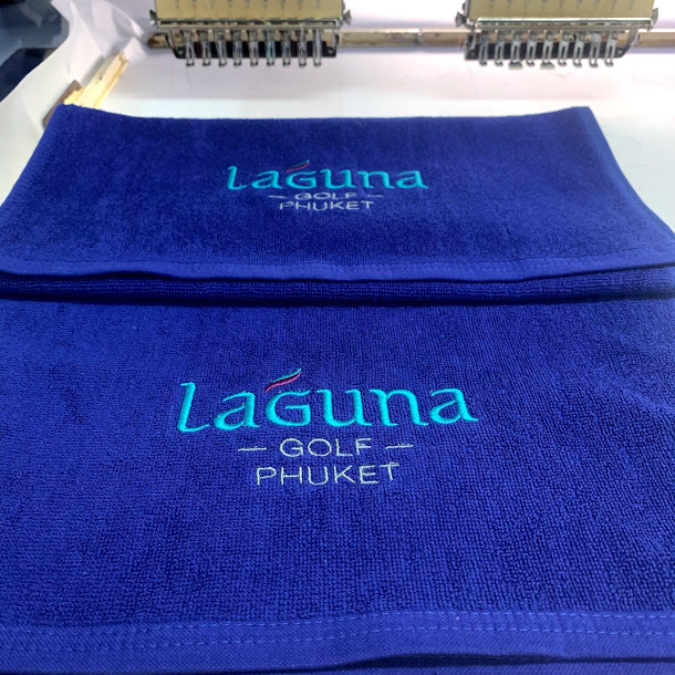 งานปักผ้าขนหนู รับปักผ้าห่ม