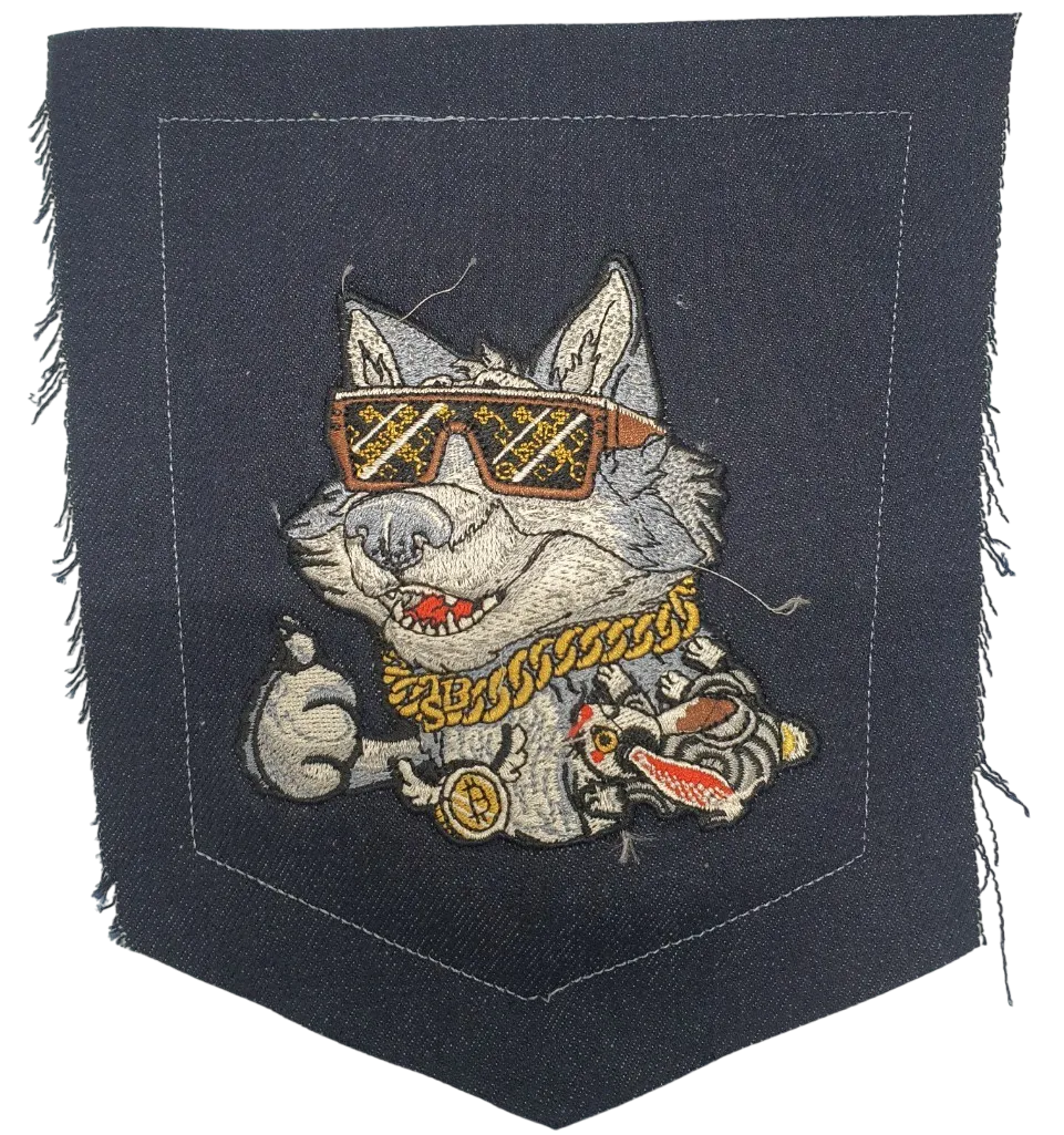 งานปักผ้ายีนส์ รับปักกางเกงยีนส์ รับปักลวดลายบนกางเกงยีนส์