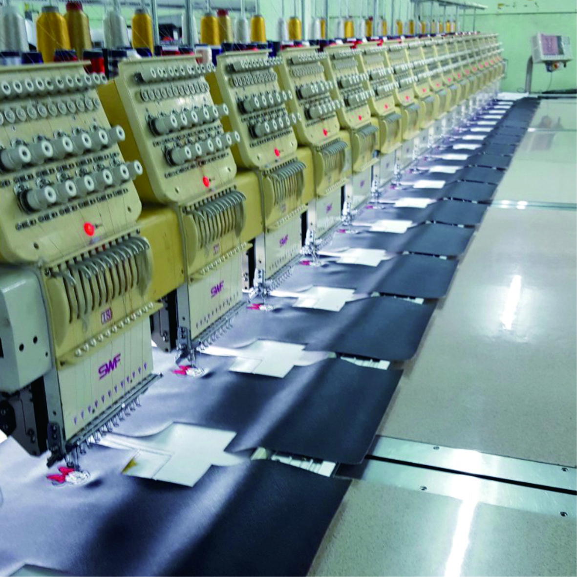 เครื่องจักรปักคอมพิวเตอร์ โรงปักเอสพีพั้น เครื่องจักรปักผ้า จักปักคอม