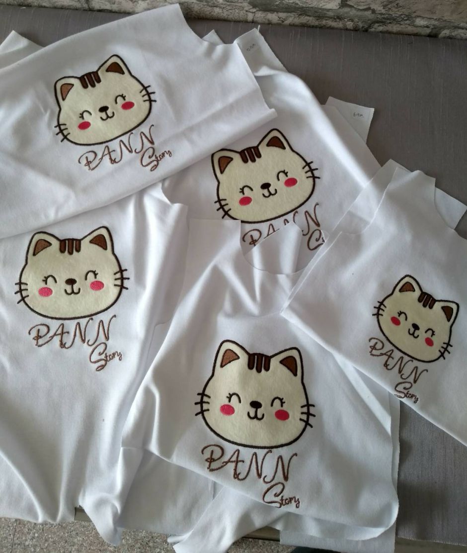 รับปักผ้า รับปักเสื้อผ้าเด็กอ่อน เสื้อยืดพร้อมปัก