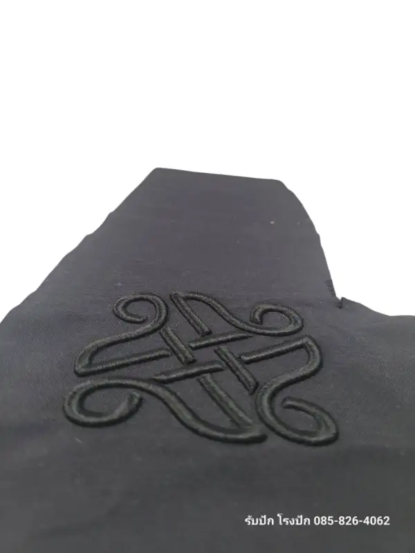 งานปักรองโฟม ปักอักษรรองโฟม ปักหมวกรองโฟม งานปักนูน