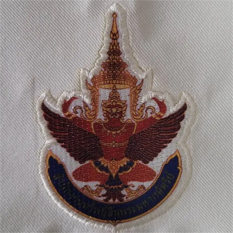 งานพิมพ์ซับลิเมชั่นบนผ้าปัก รับปักเสื้อ Sublimationลงานปัก