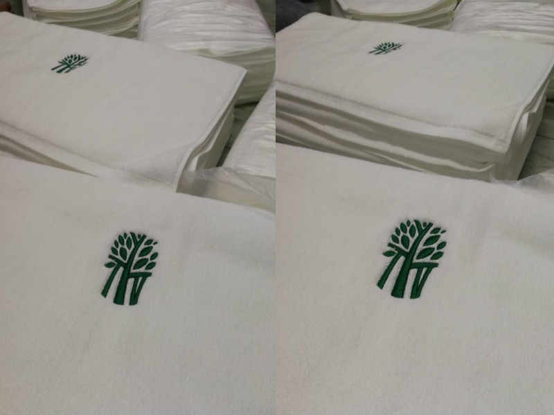 งานปักผ้าขนหนู รับปักผ้าขนหนู รับปักผ้าเช็ดตัว ปักผ้าเช็ดผม