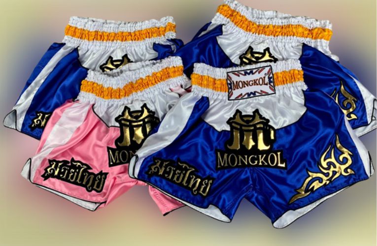 งานปักกางเกงมวย รับปักกางเกงมวย รับปักแพทมวย