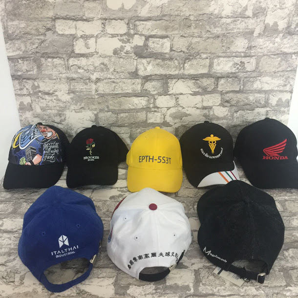 งานปักหมวก รับปักหมวกแก๊ป