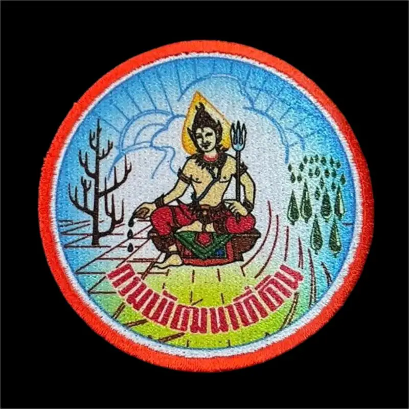 งานพิมพ์ซัพริเมชั่นบนผ้าปัก งานปักพิมพ์ซัพลิเมชั่น